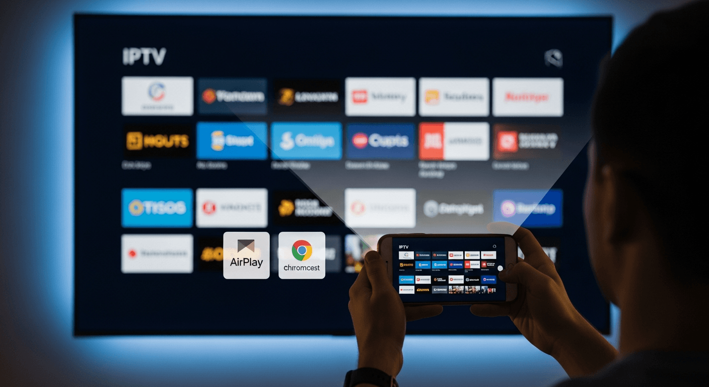 How to Cast IPTV from iOS & Android to Smart TV - cast IPTV to Smart TV
